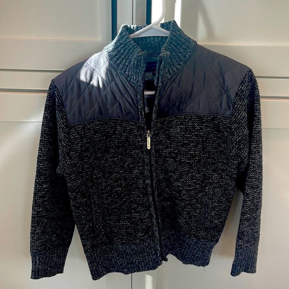 Gioberti size 10 Boys charcoal grey black cardigan